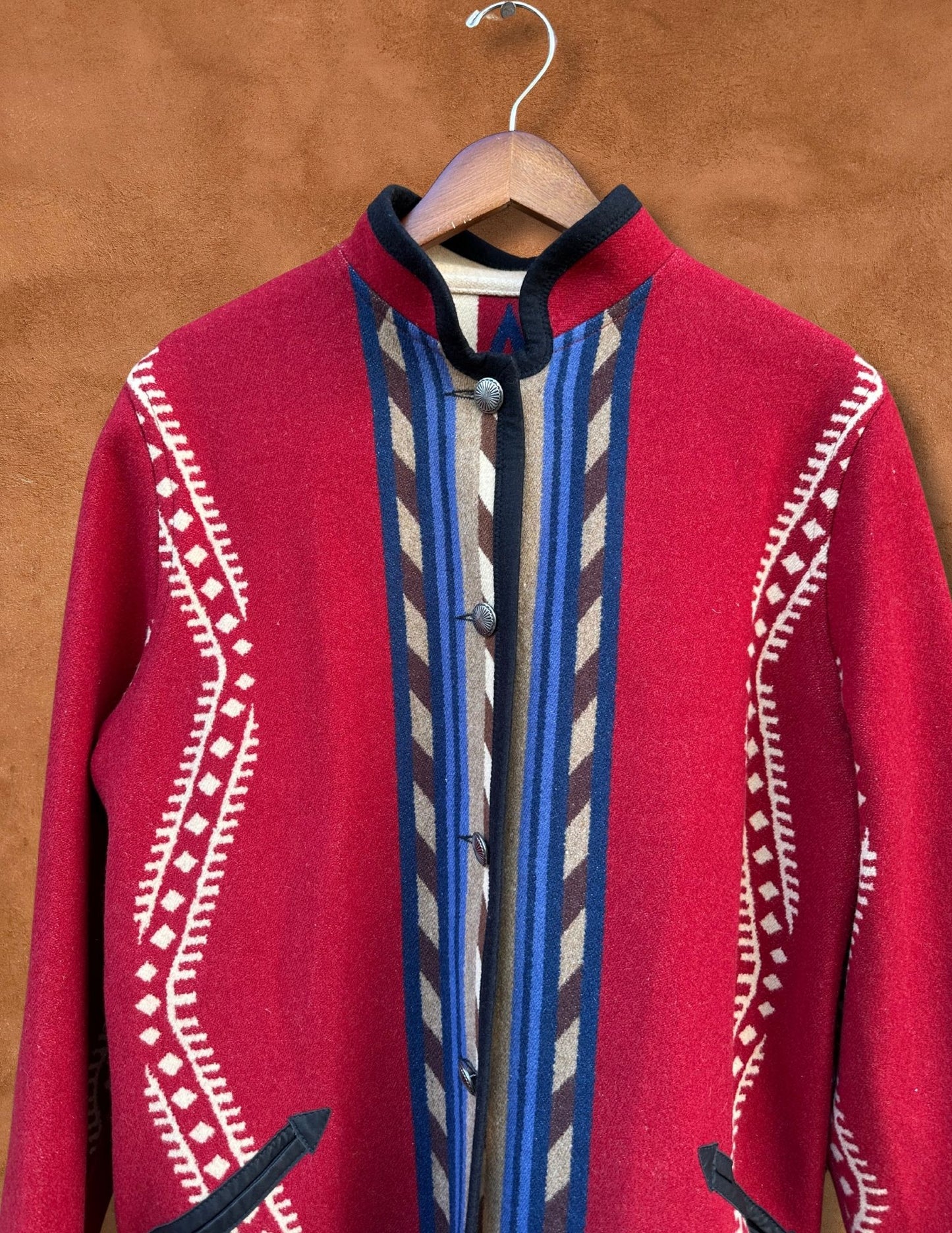 Vintage Reversible 80s Blanket Jacket