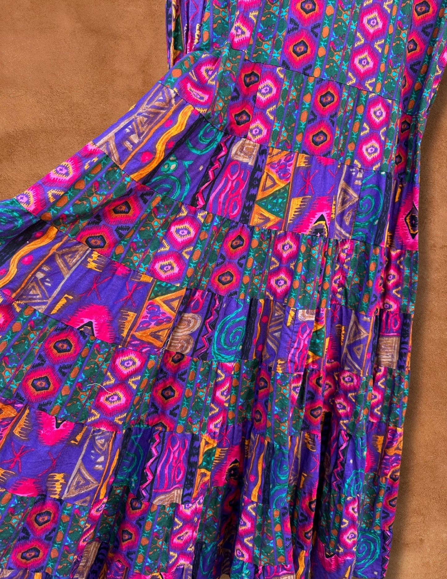 '+ Reconstructed Vintage Southwest Dress +