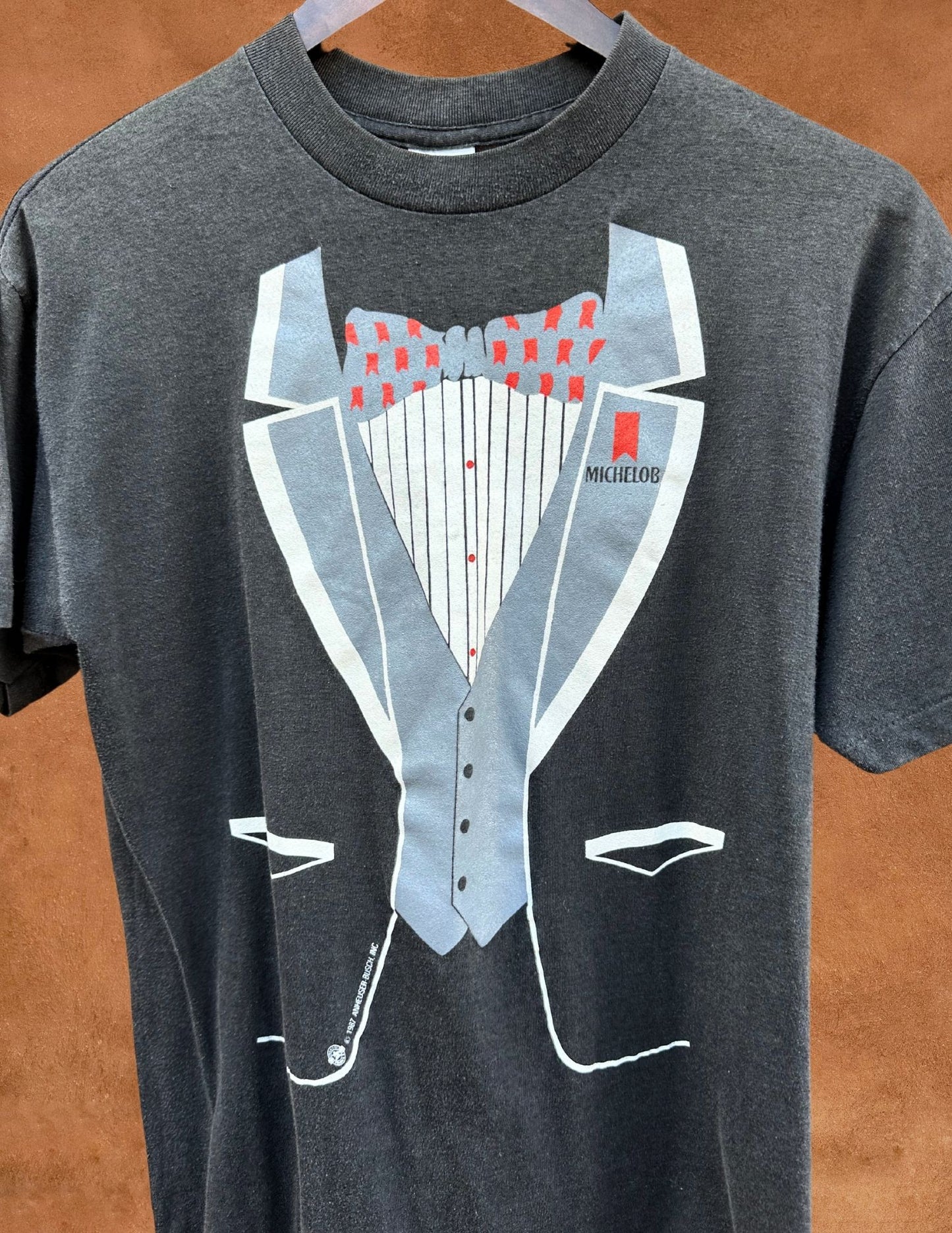 Vintage 80s Faux Tux Tee