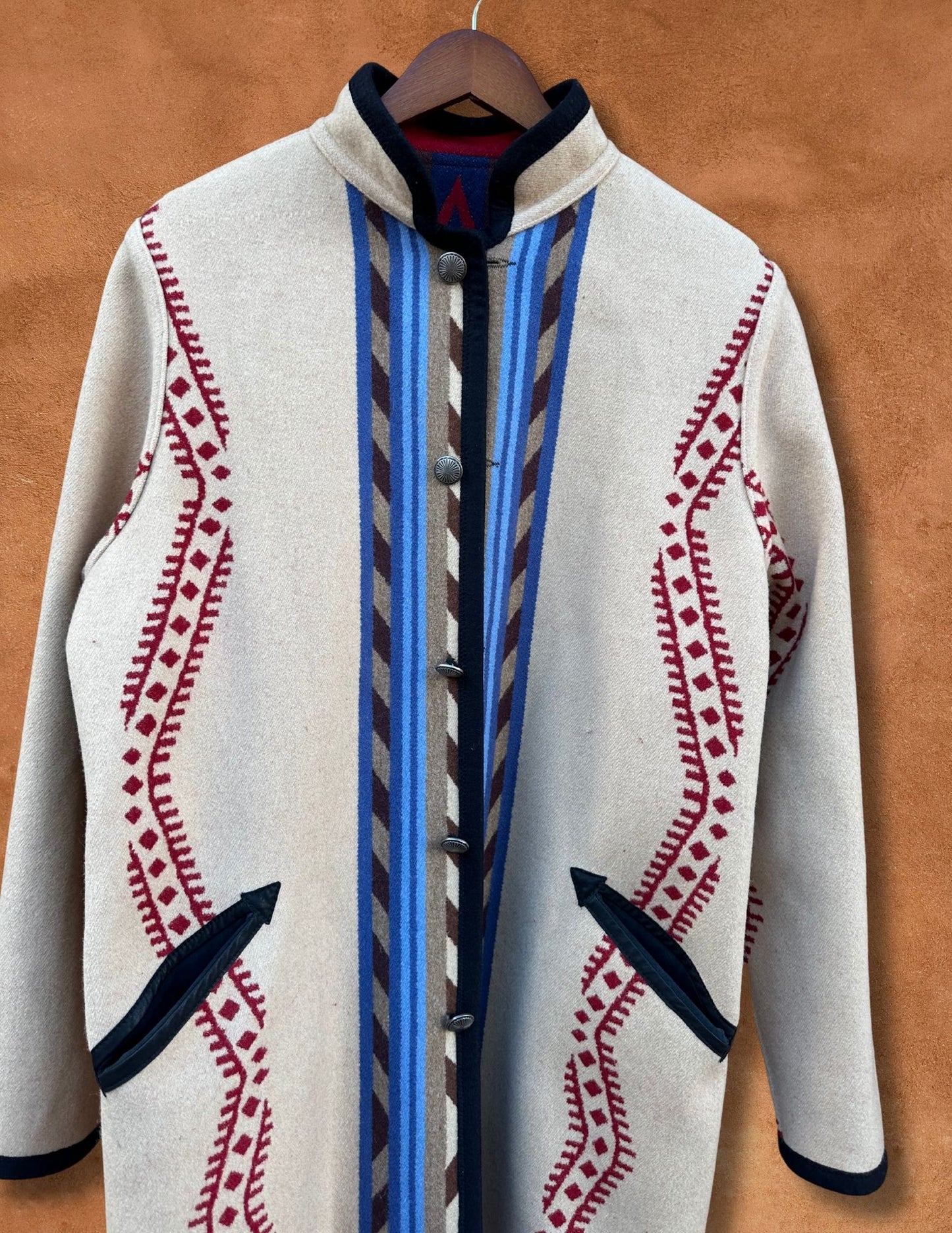 Vintage Reversible 80s Blanket Jacket