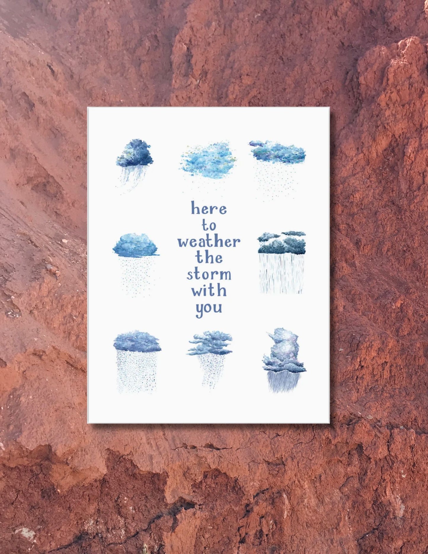 Yardia - Weather The Storm With You - Sympathy Greeting Card