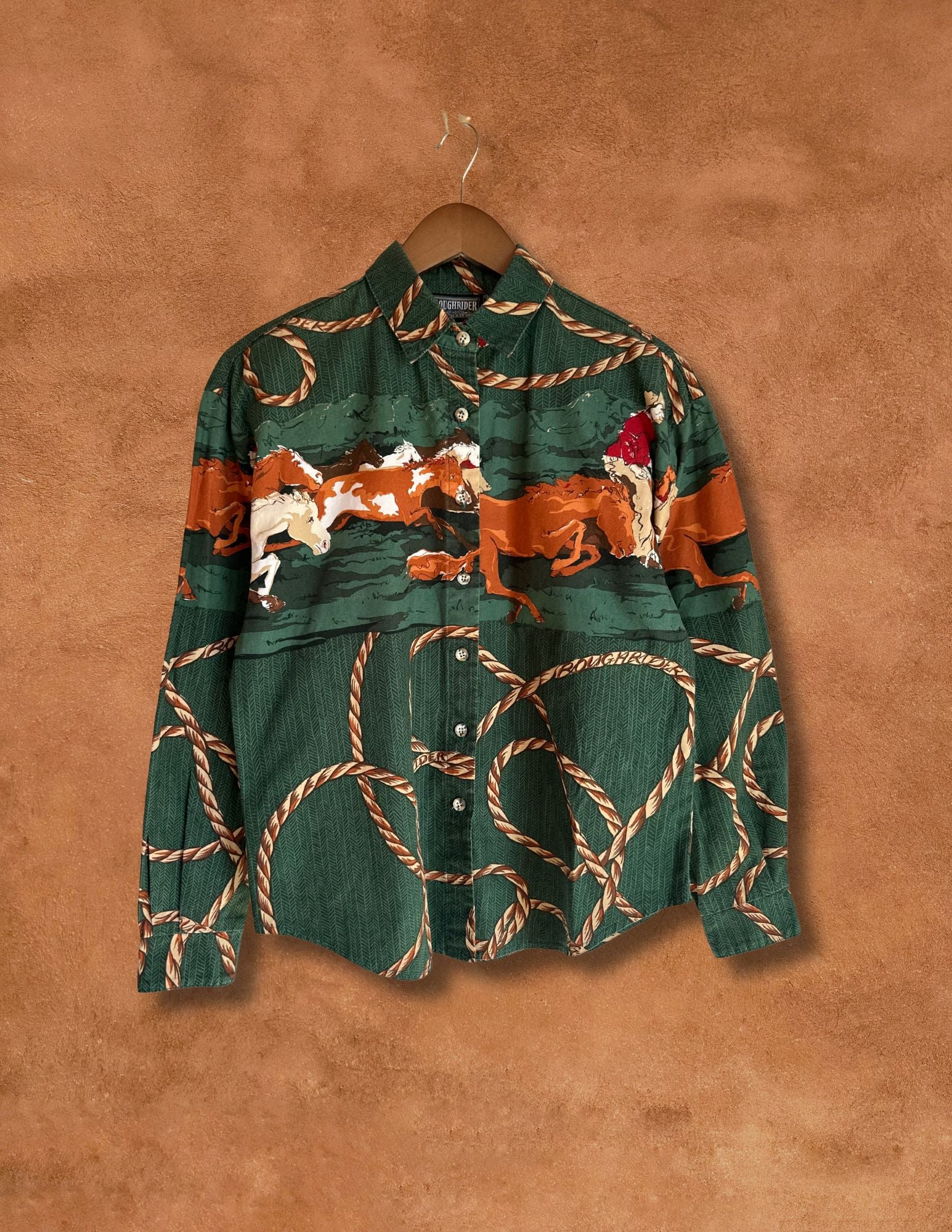 Vintage 80s Southwest Rodeo Shirt