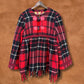 Vintage Handmade Tartan A Line Jacket