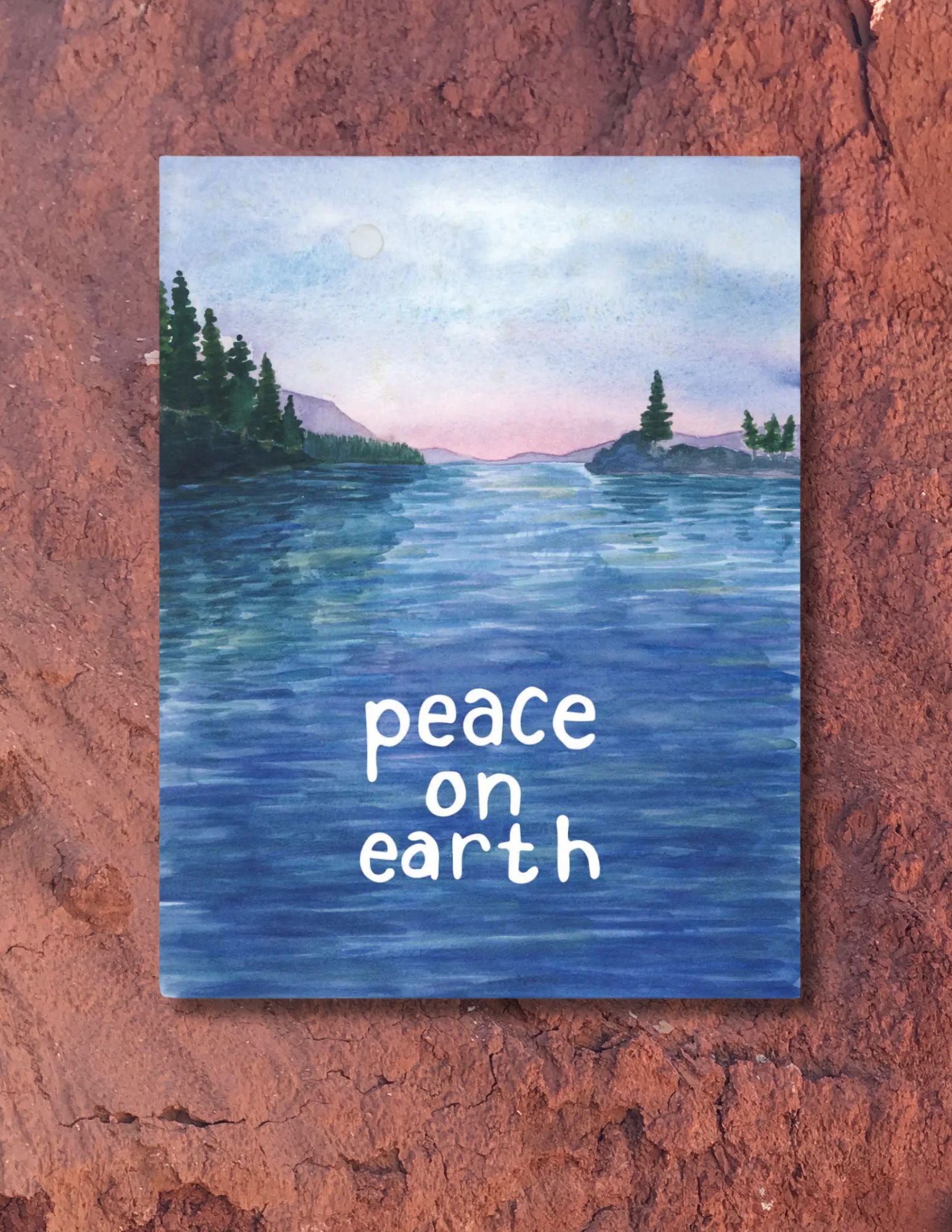 Peace on Earth Christmas Card by artist Brigida Swanson