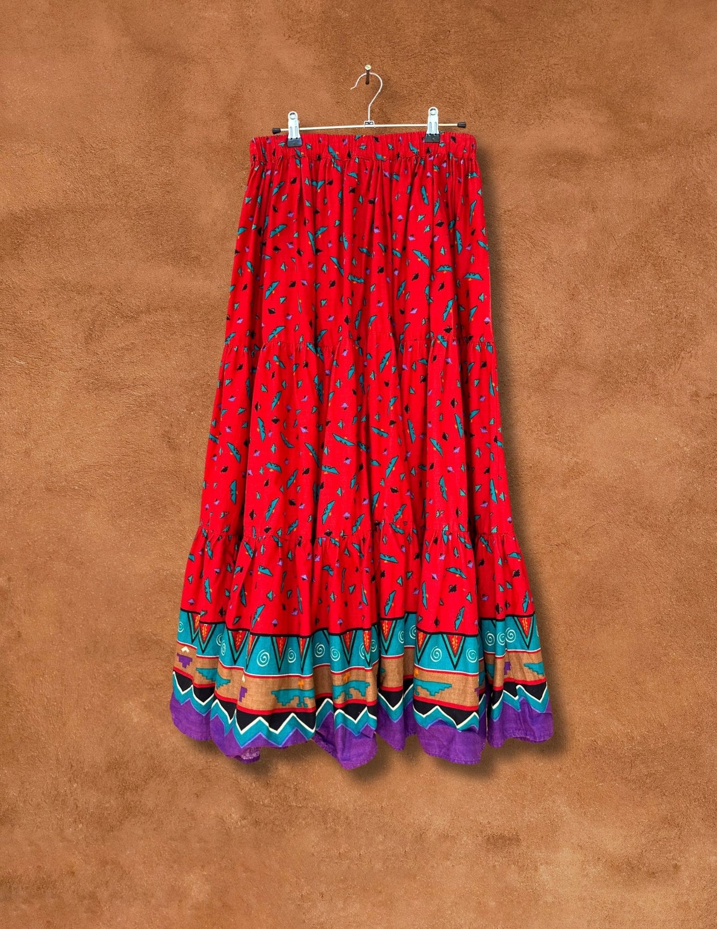 Vintage 80s Southwest Skirt