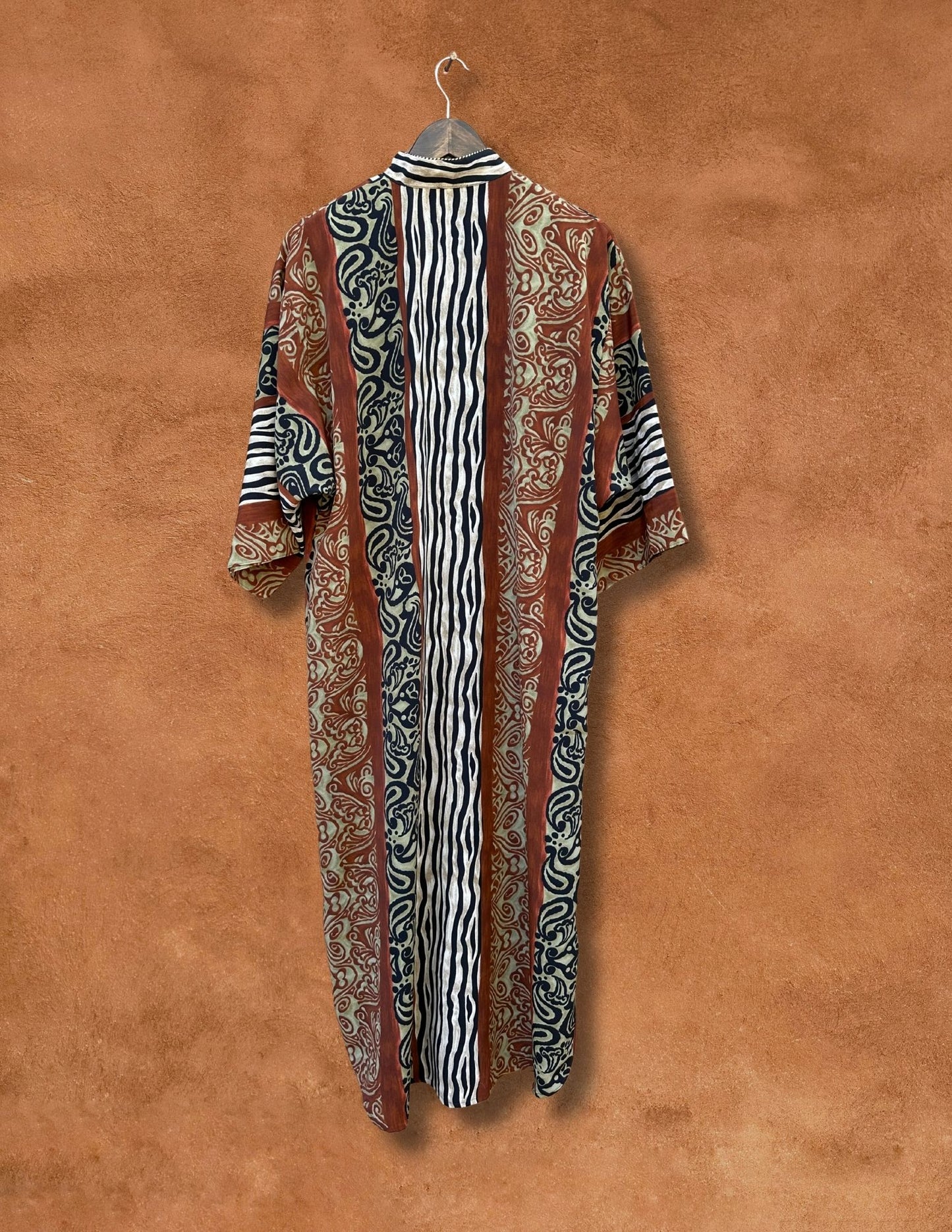 Vintage 80s Print Caftan