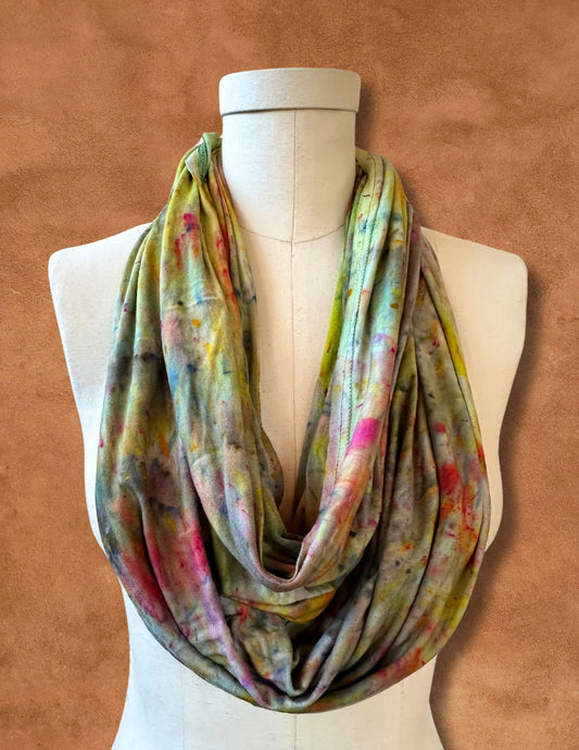 Limited Edition Handdyed Infinity Scarf- Forest