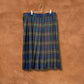 Vintage Tartan Traditional Kilted Skirt