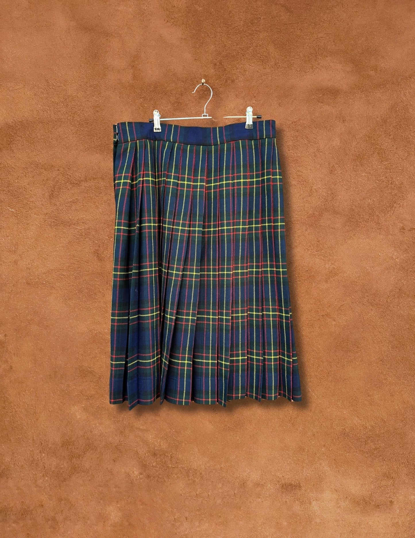 Vintage Tartan Traditional Kilted Skirt