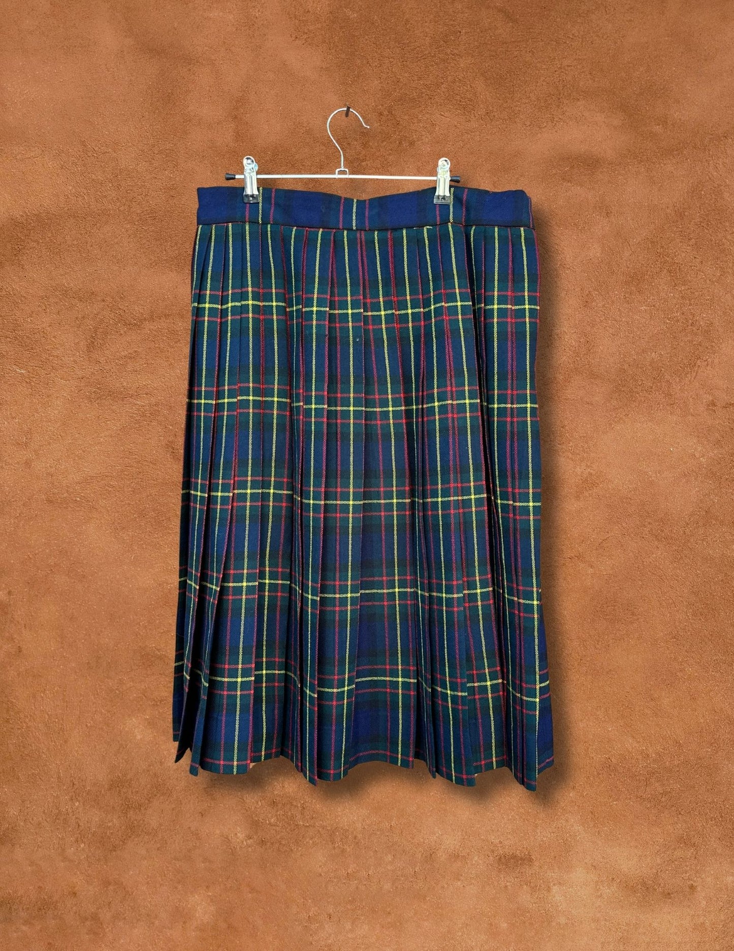 Vintage Tartan Traditional Kilted Skirt