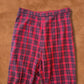 Vintage 90s Plaid Tapered Leg Pant