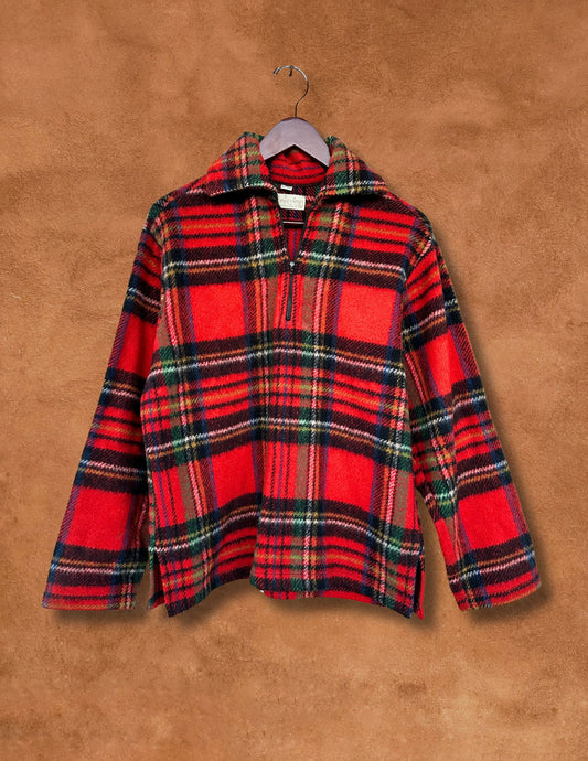 Vintage Plaid 60s Plaid Pullover