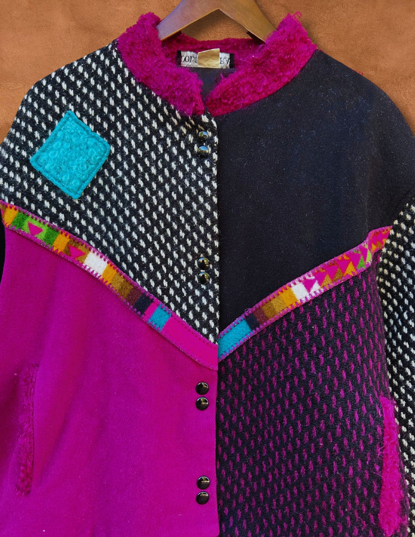 Vintage 80s Eclectic Geo Jacket