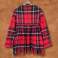 Vintage Handmade Tartan A Line Jacket