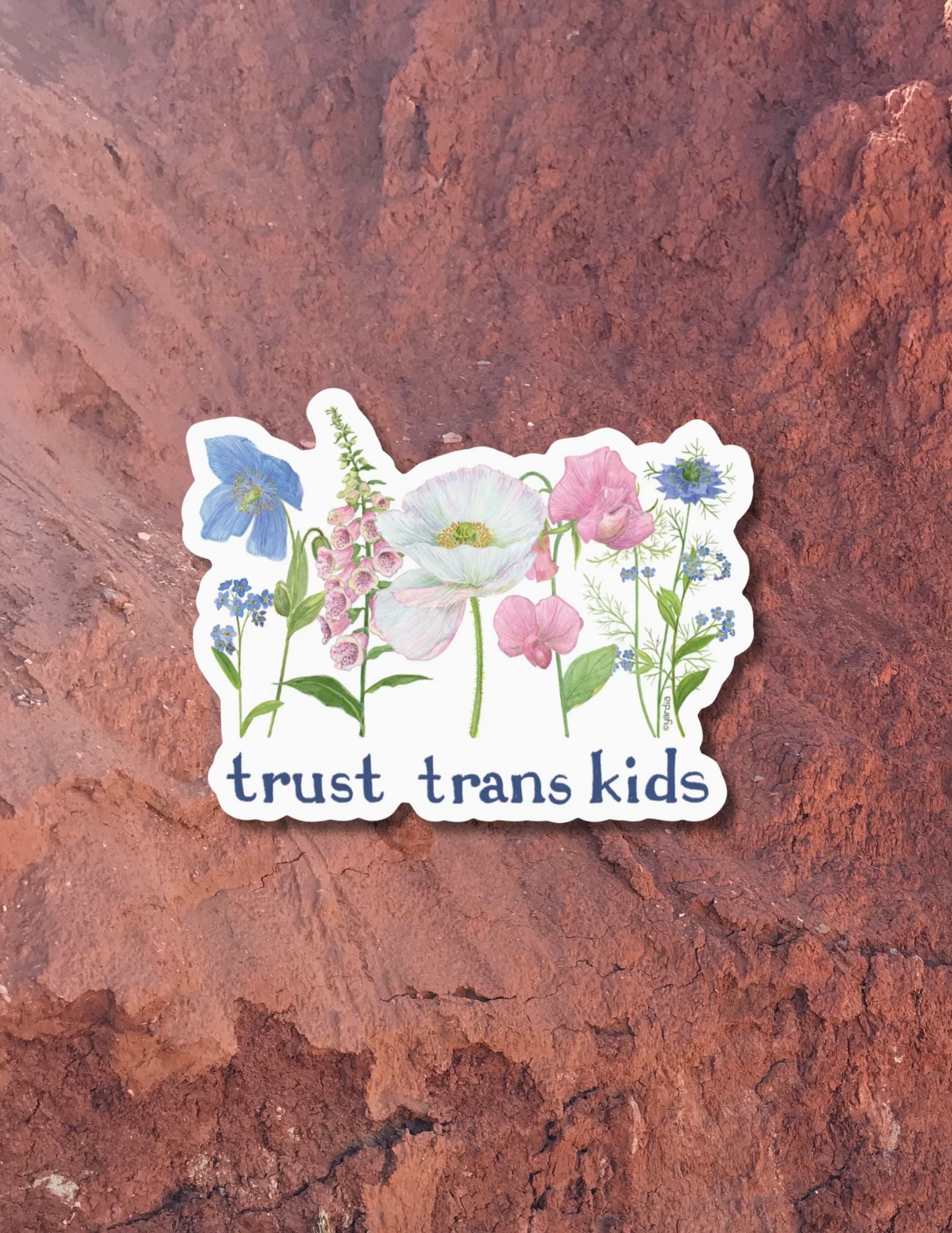 YARDIA Trust Trans kids - Lgbtqia+ Pride Vinyl Sticker