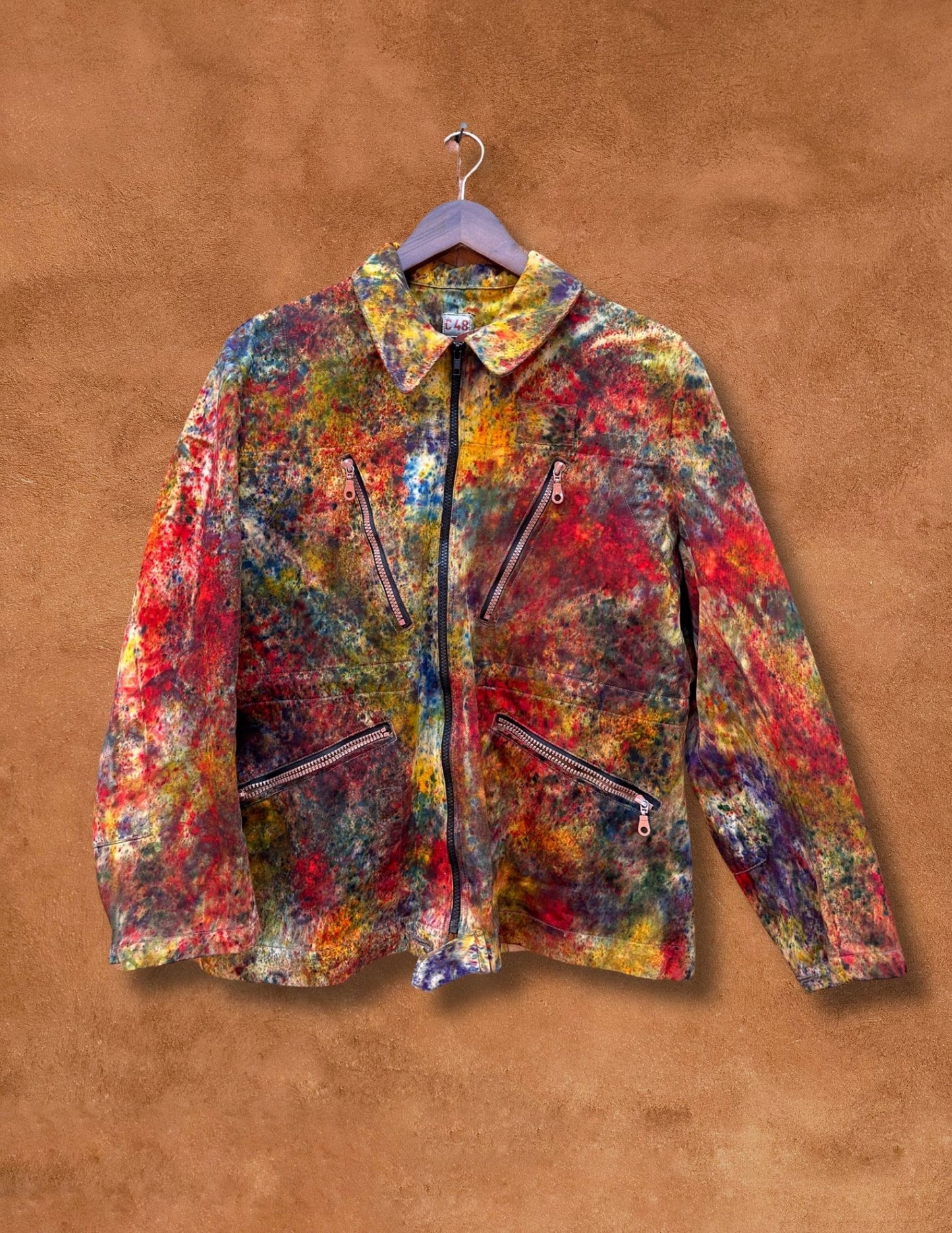 Upcycled Vintage Tanker Jacket- Fall Spectrum