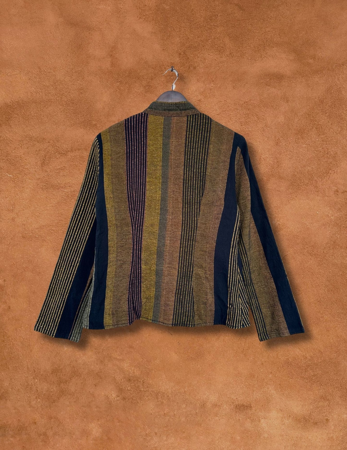 Vintage 80s Handwoven Isle of Skye Wrap Jacket