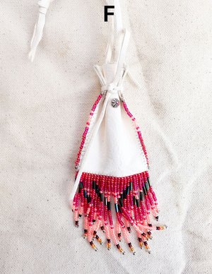 Navajo Made Handbeaded Buckskin Bags