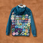 Vintage 80s Patch Windbreaker