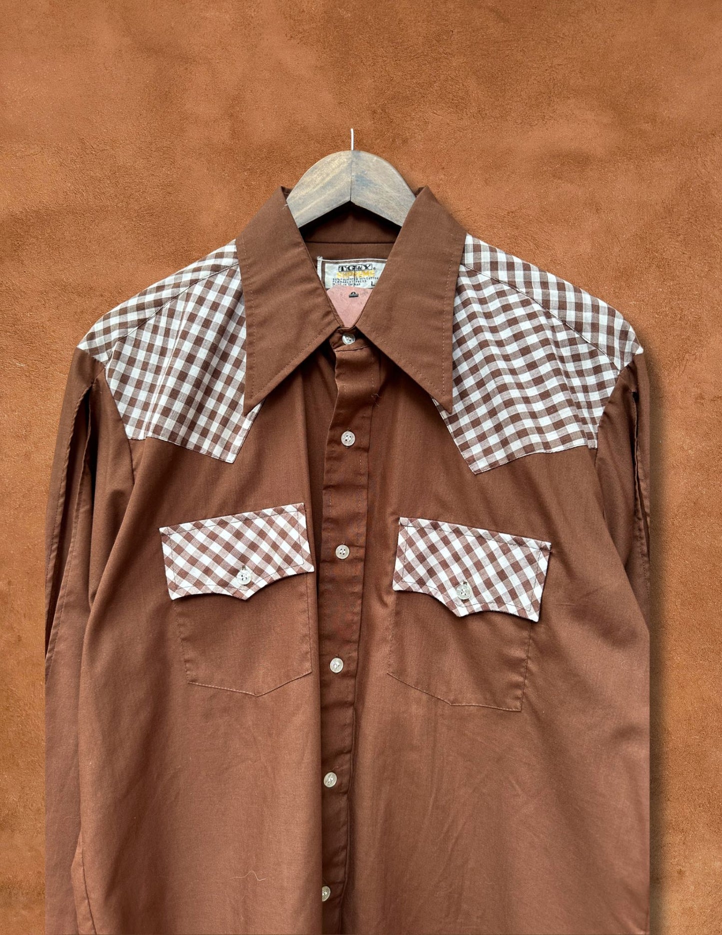 Upcycled Vintage Gingham Shirt