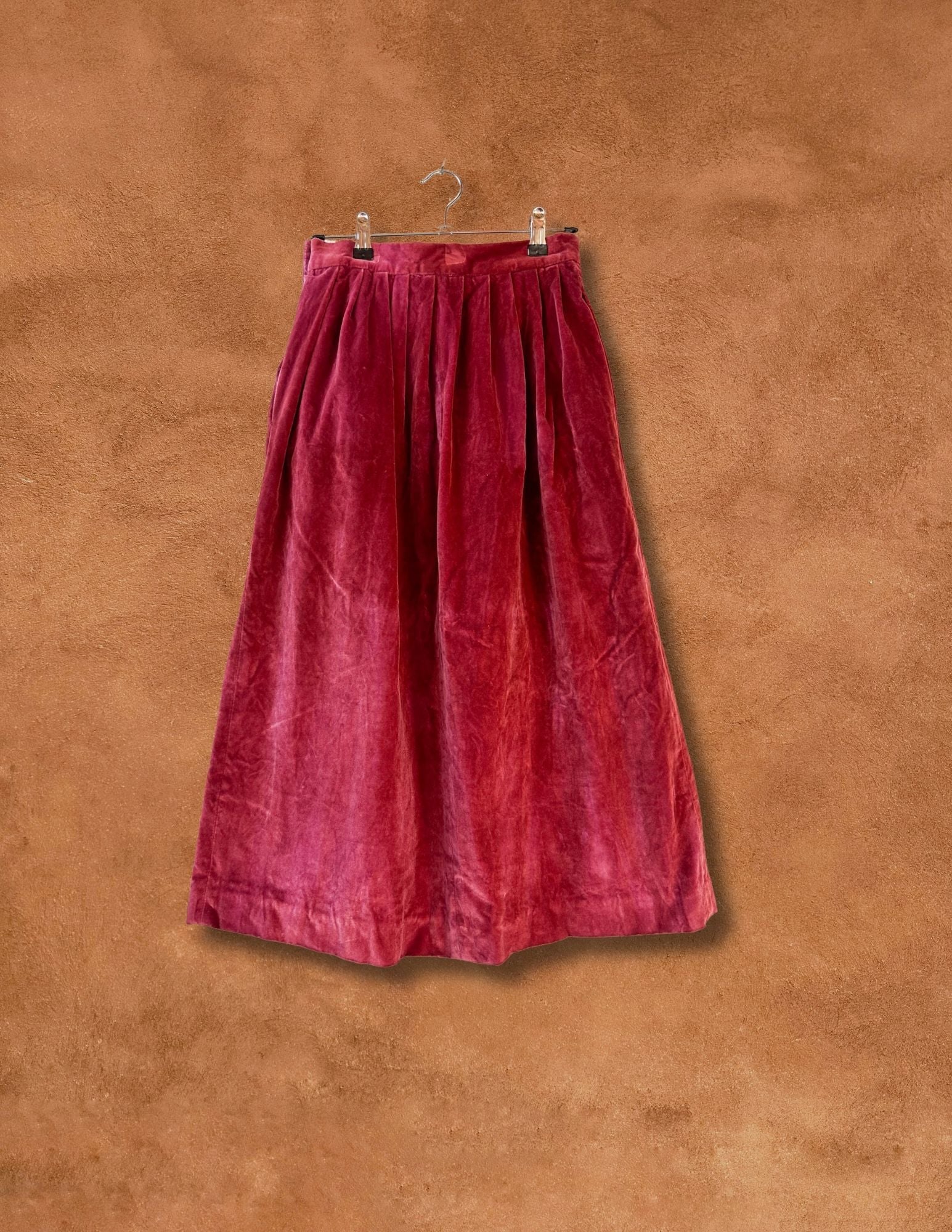 Upcycled Vintage Velvet Skirt