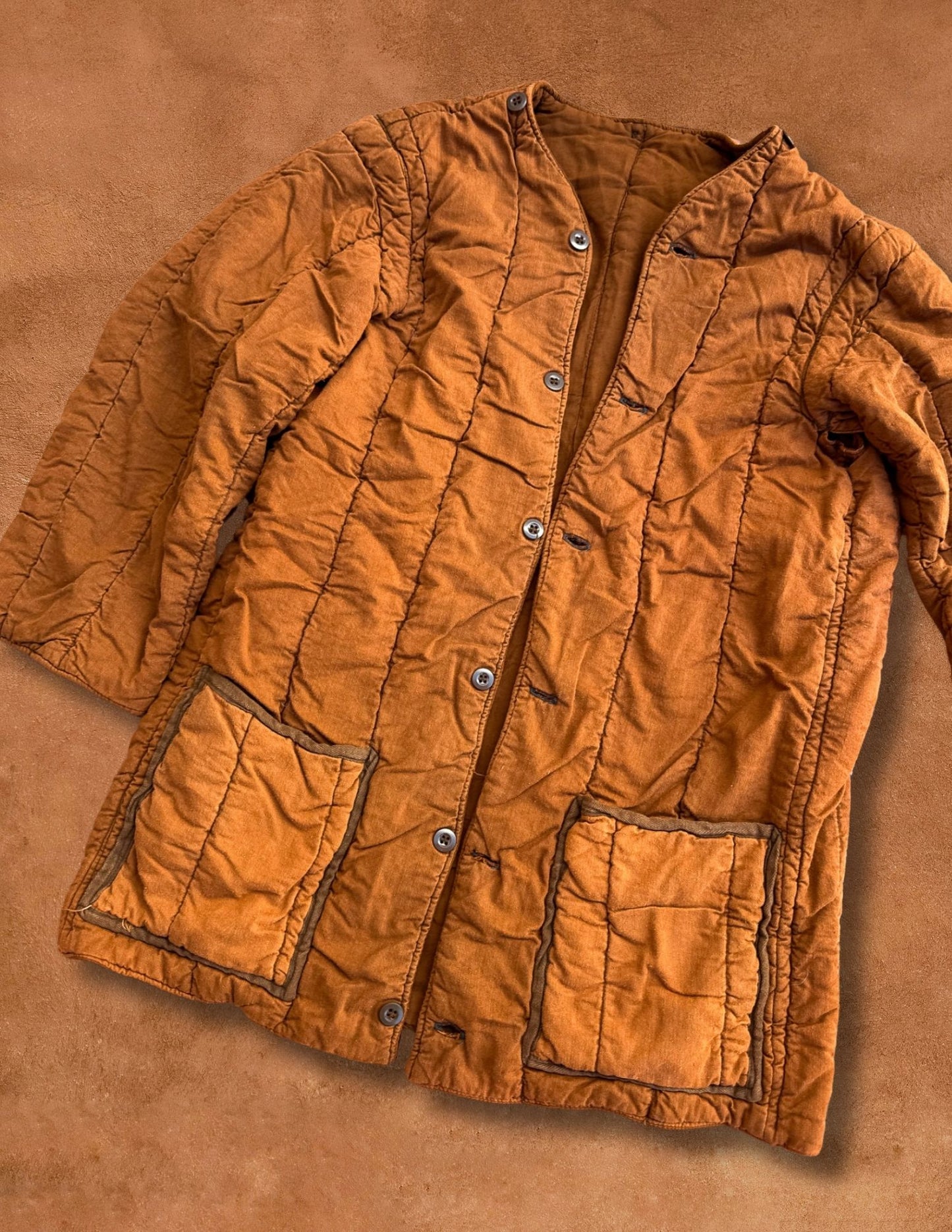 Upcycled VIntage Military Quilted Jacket