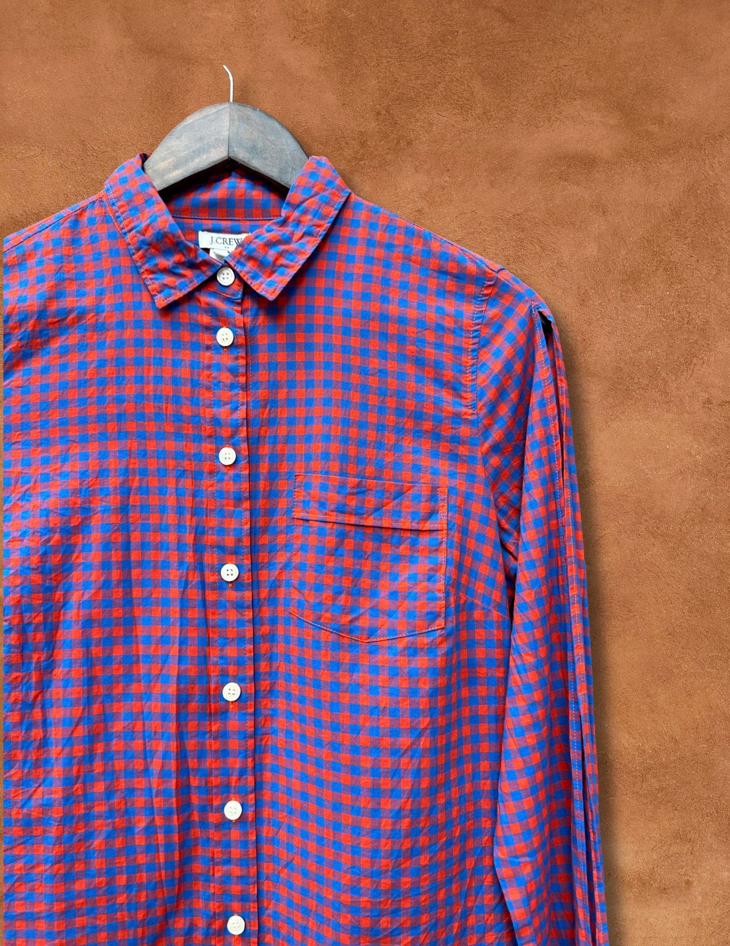 Upcycled Vintage Gingham Shirt