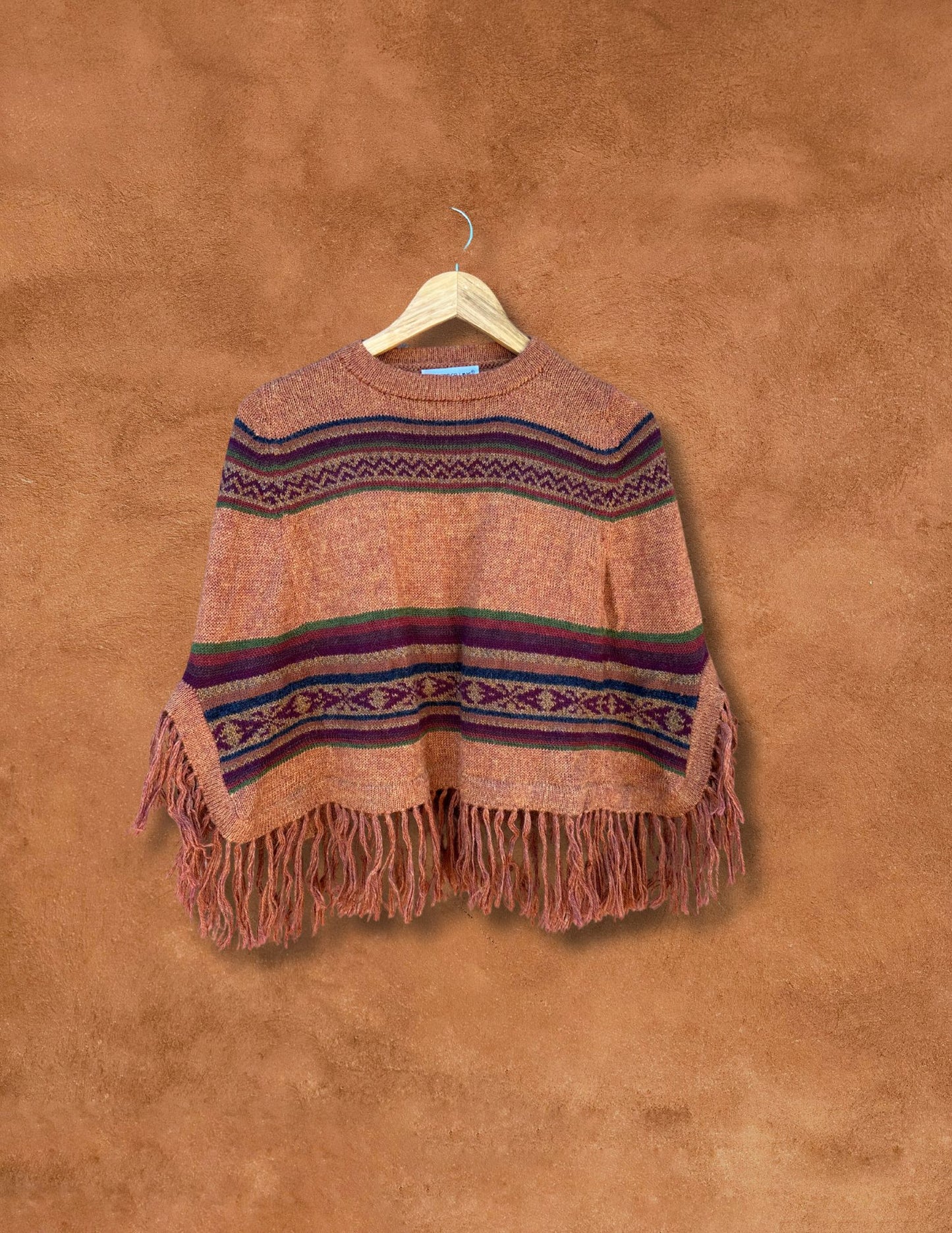 Vintage Alpaca Poncho