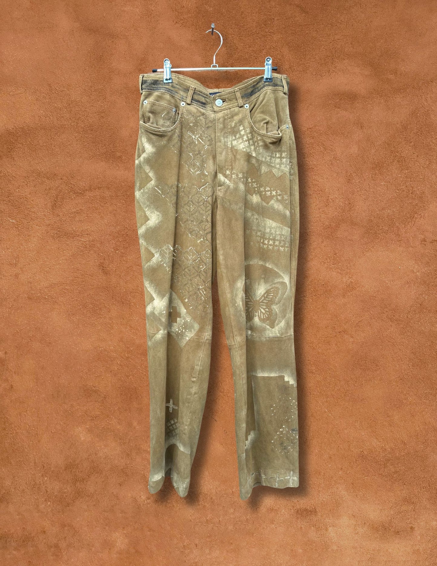 Upcycled Vintage Gucci Suede Pant