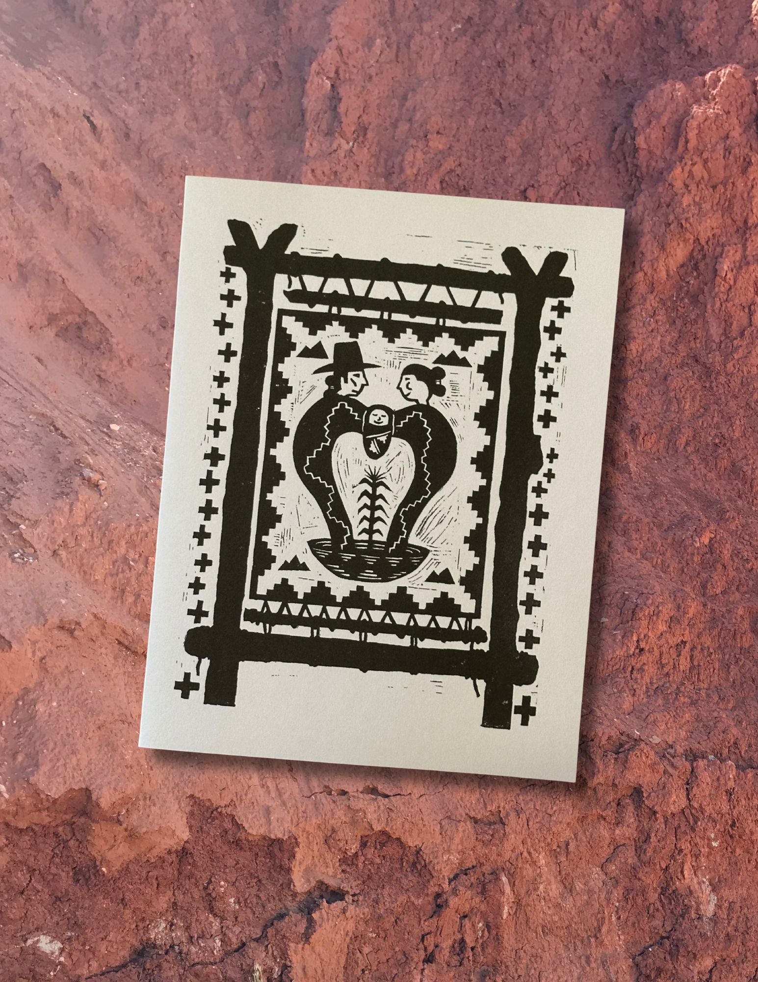 A New Beginning of Sacred Card by Diné Artist Duhon James