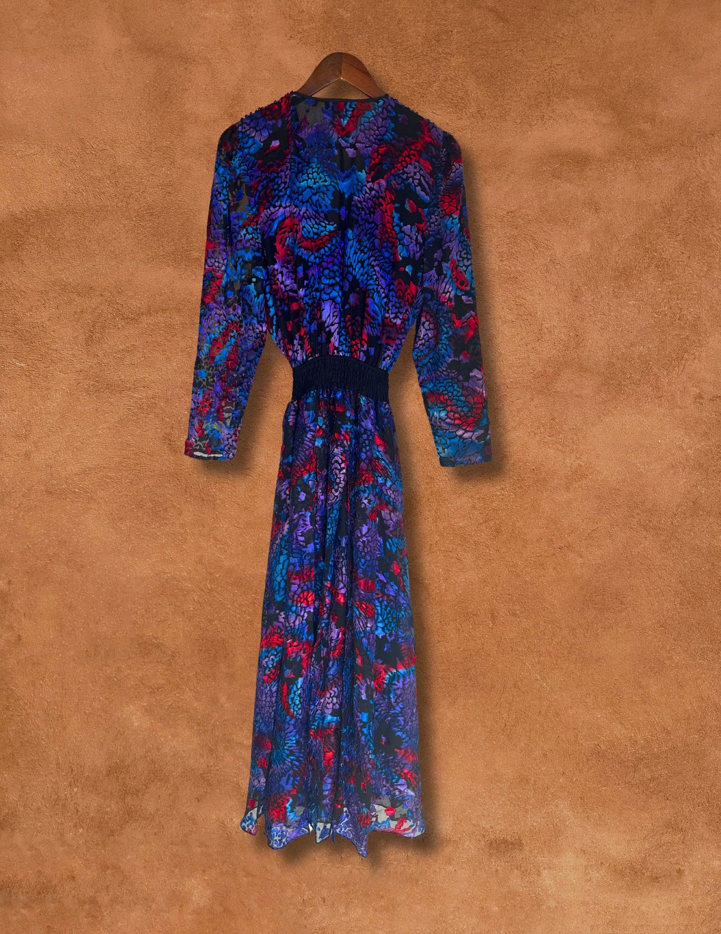 Vintage 80s Velvet Dress