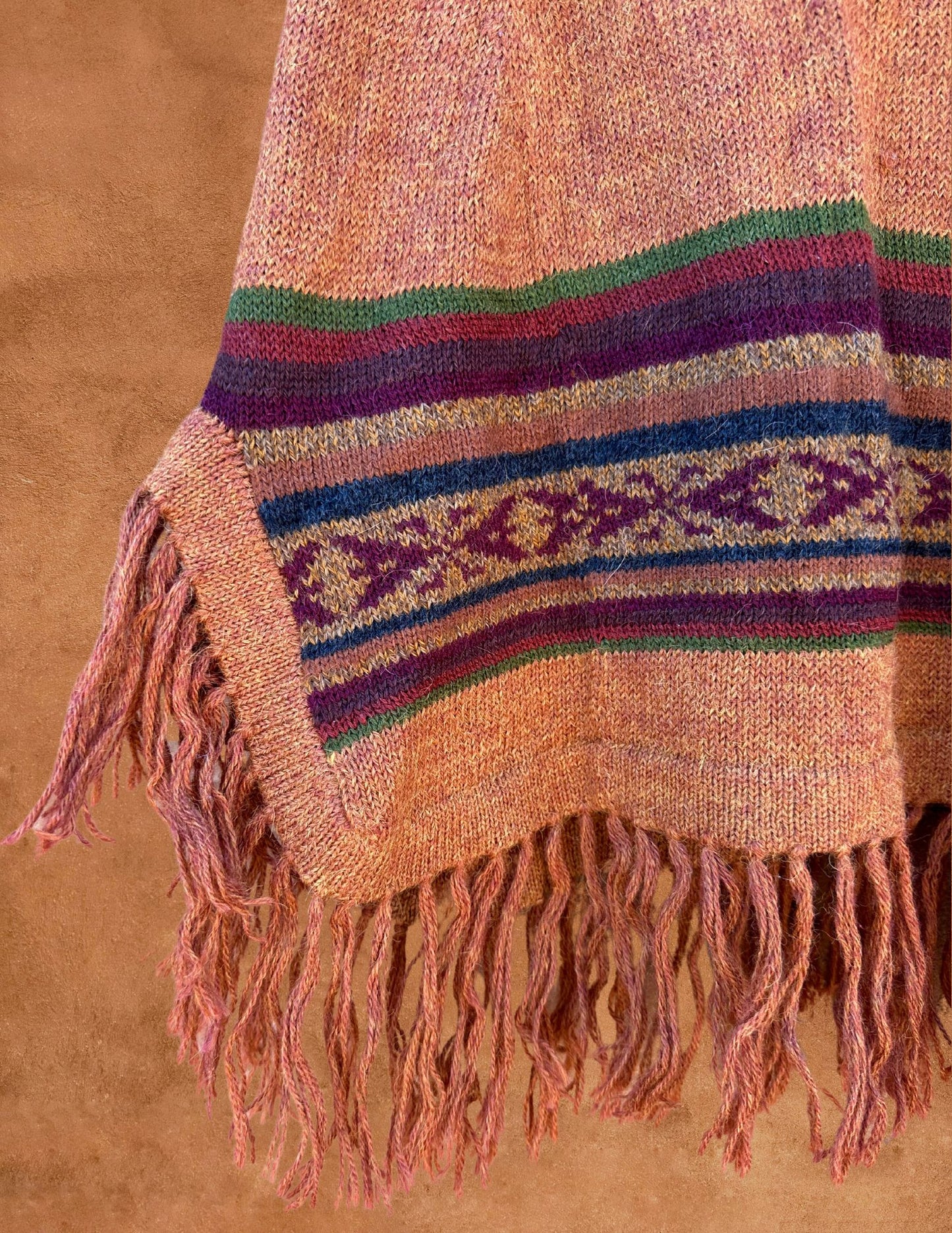 Vintage Alpaca Poncho