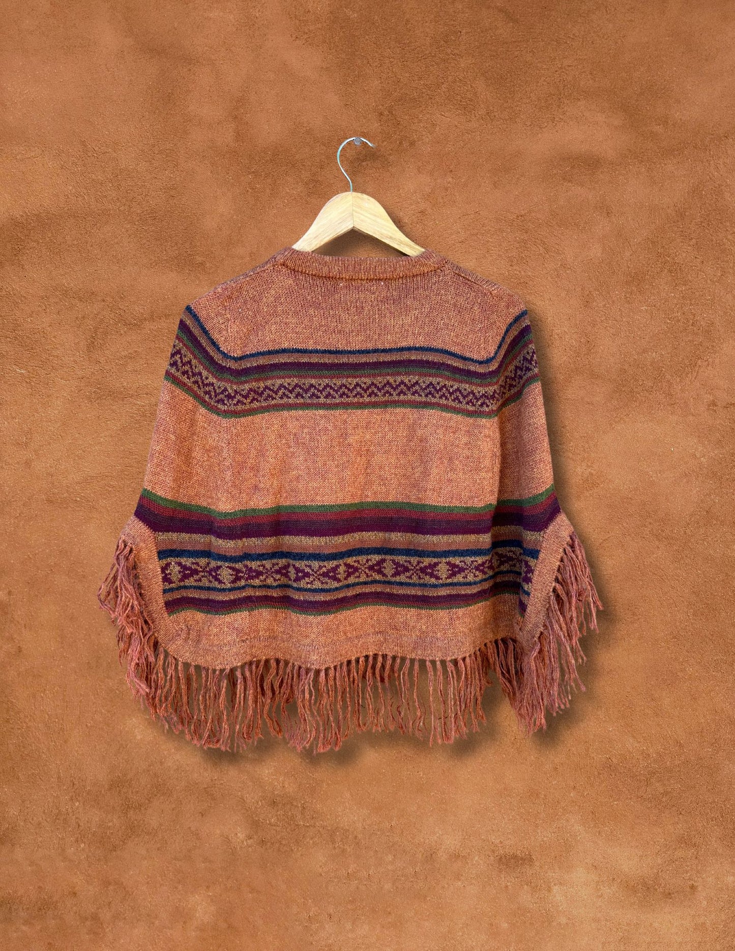 Vintage Alpaca Poncho