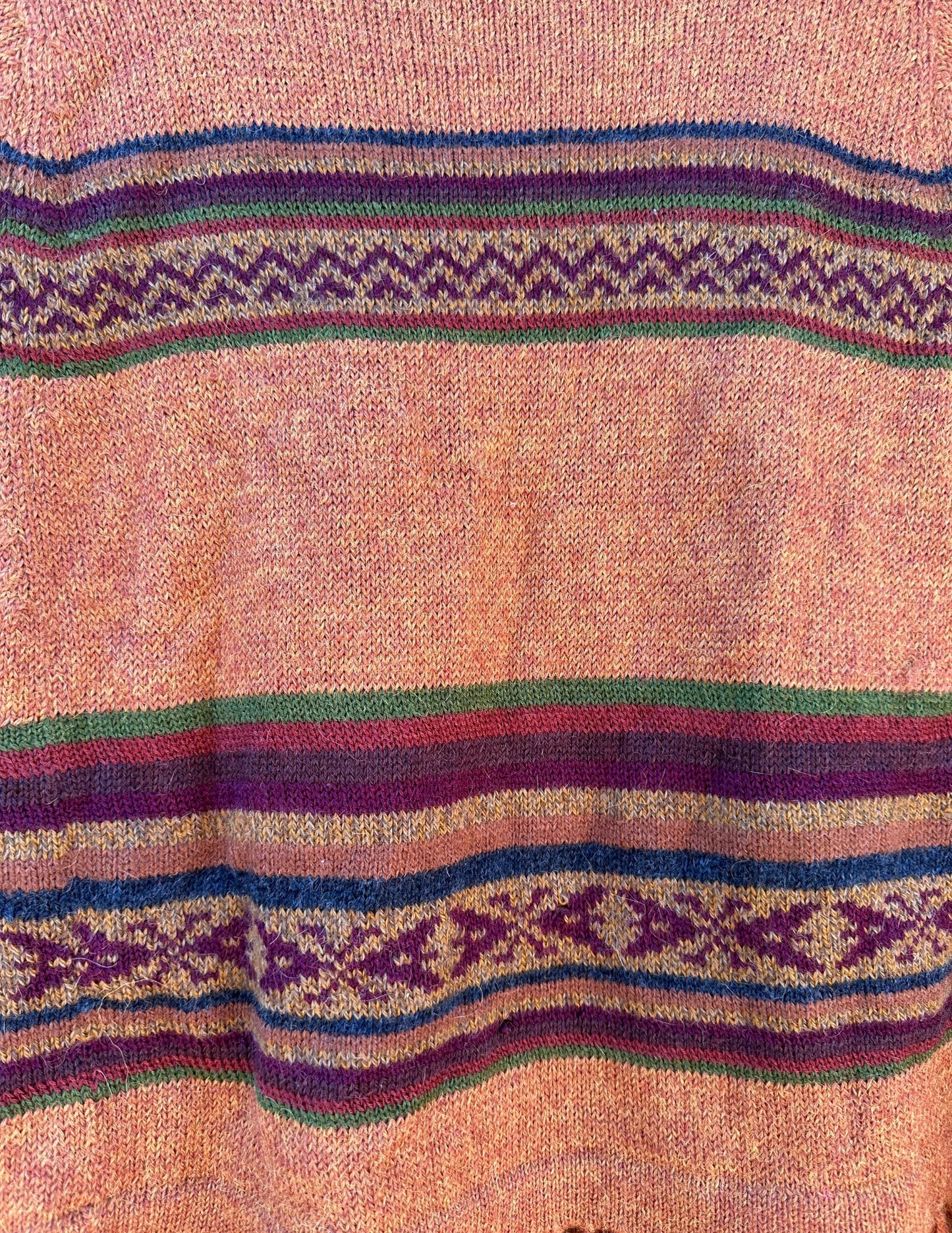 Vintage Alpaca Poncho