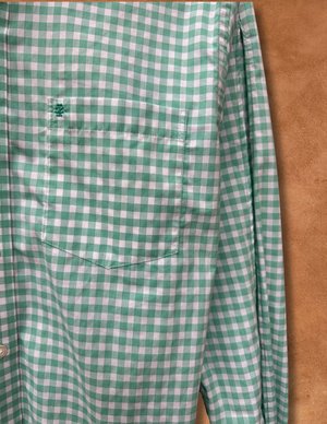 Upcycled Vintage Gingham Shirt