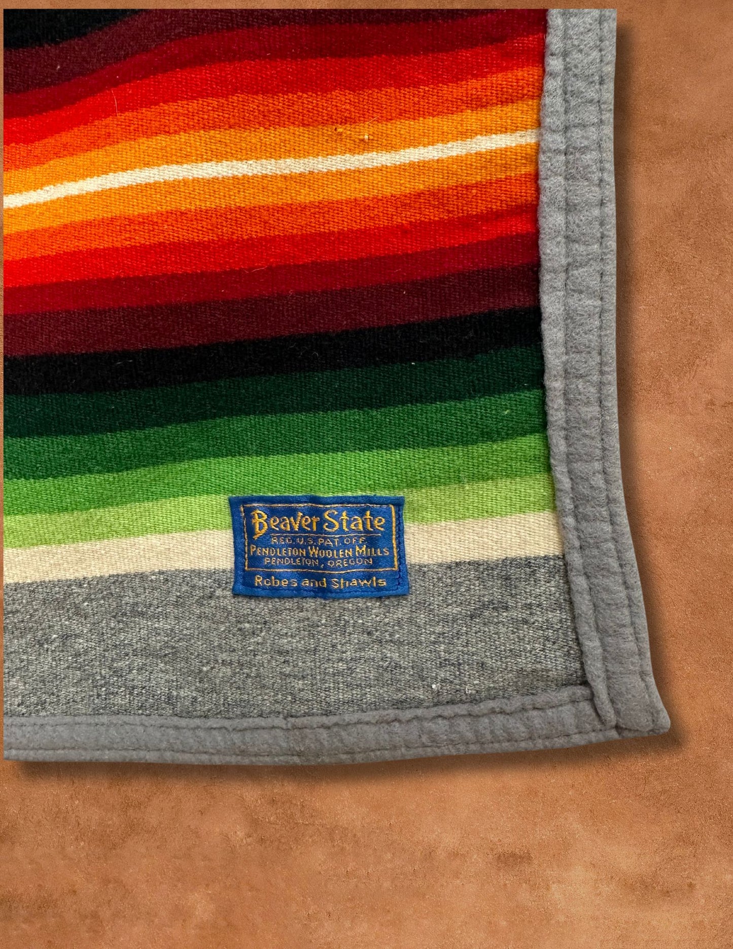 Vintage Pendleton State Serape Blanket