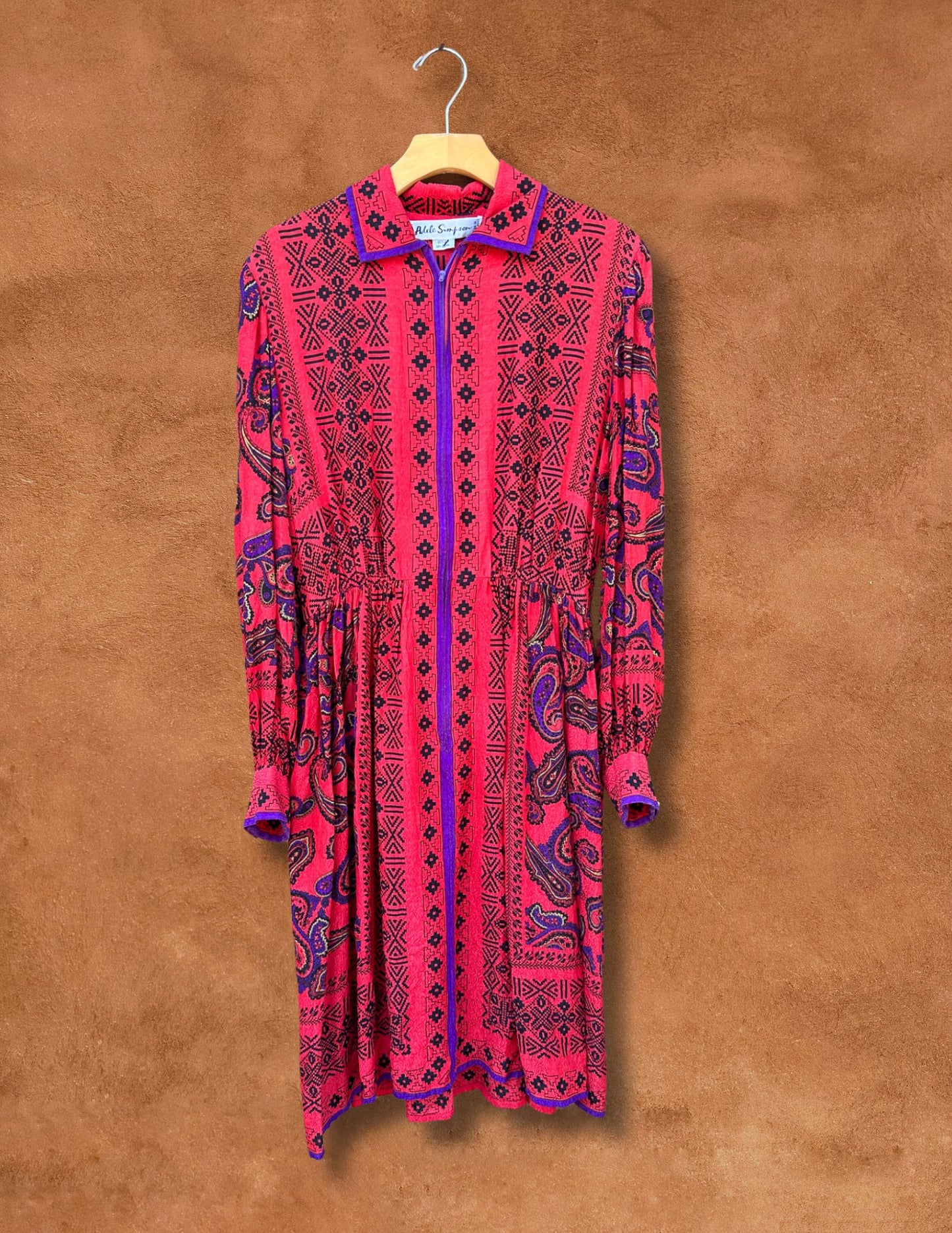 Vintage 70s Folk Dress