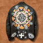 Upcycled Vintage Handpainted Motorcycle Jacket by Christopher Porter