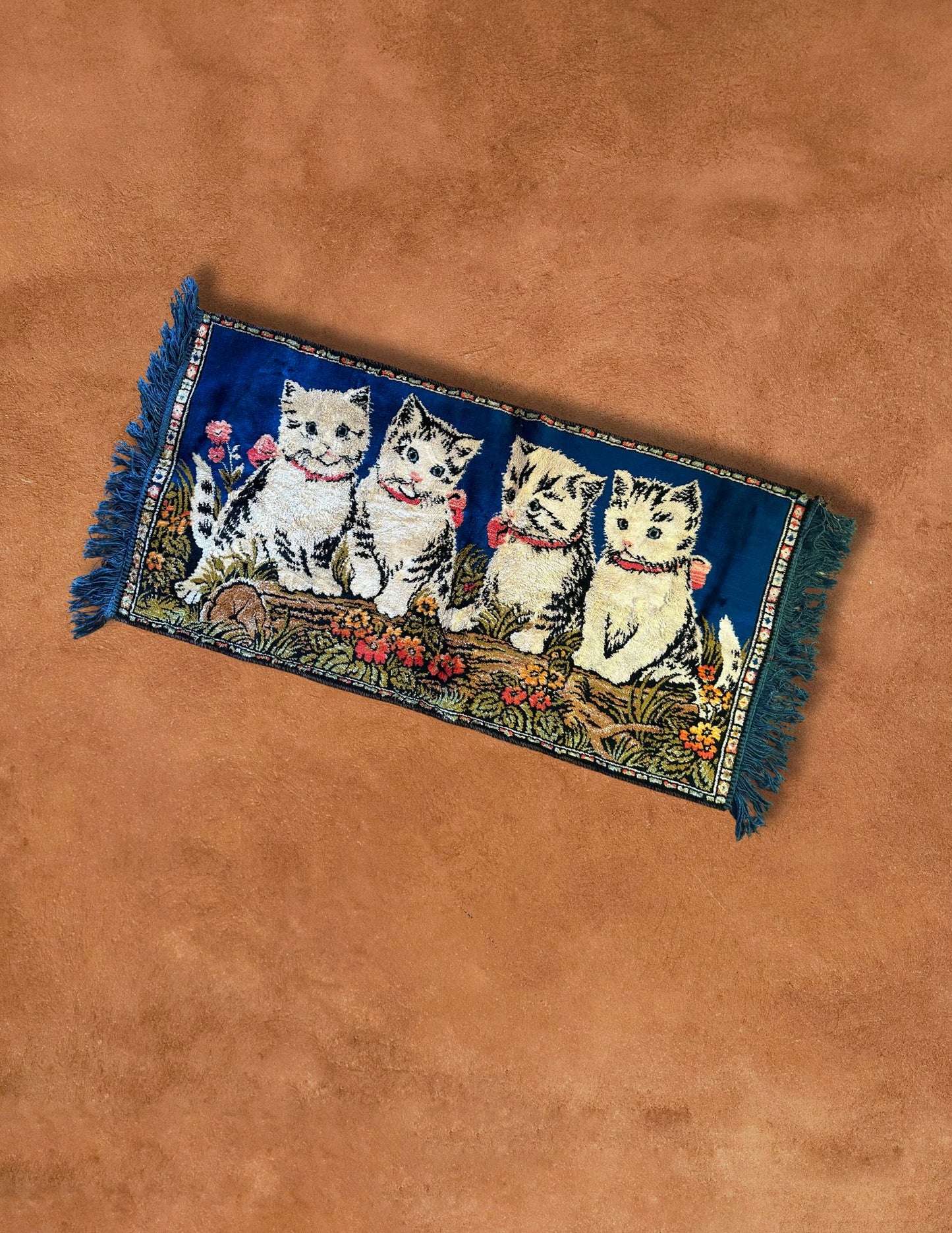 Vintage Cat Tapestry Rug