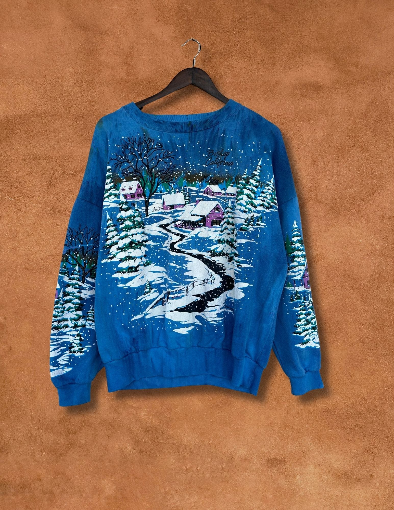 Upcycled Vintage Holiday Sweatshirt