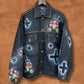 Upcycled Vintage Handpainted 90s Jeans by Christopher Porter