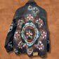 Upcycled Vintage Handpainted 90s Jean Jacket by Christopher Porter