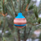 Navajo Made Handpainted Clay Ornaments-Bear Stripe (Shash)