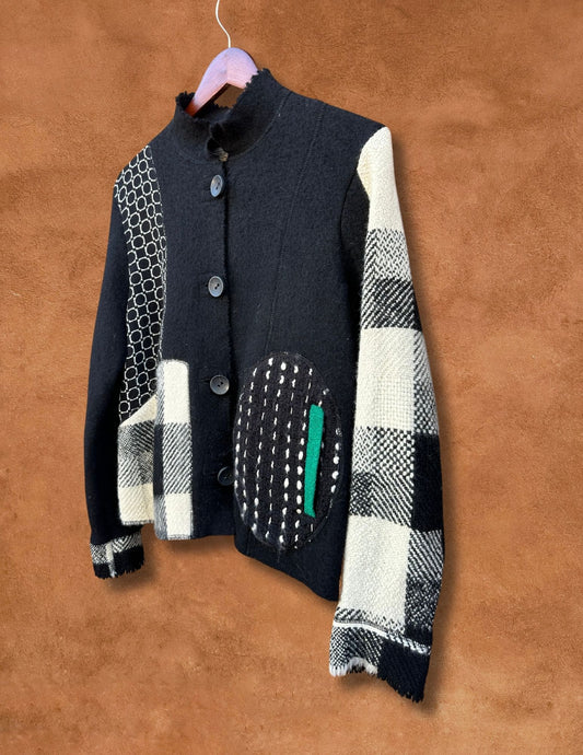 Vintage 80s Patchwork Jacket