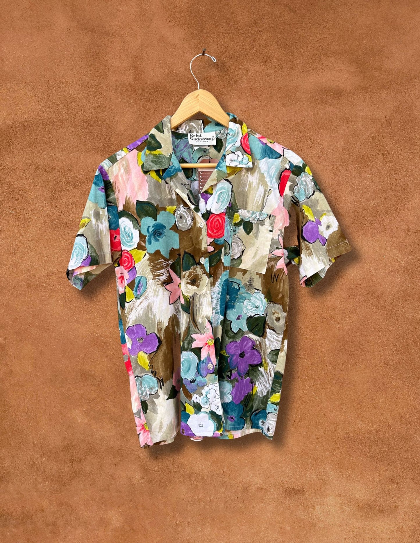 Vintage 80's Floral Shirt