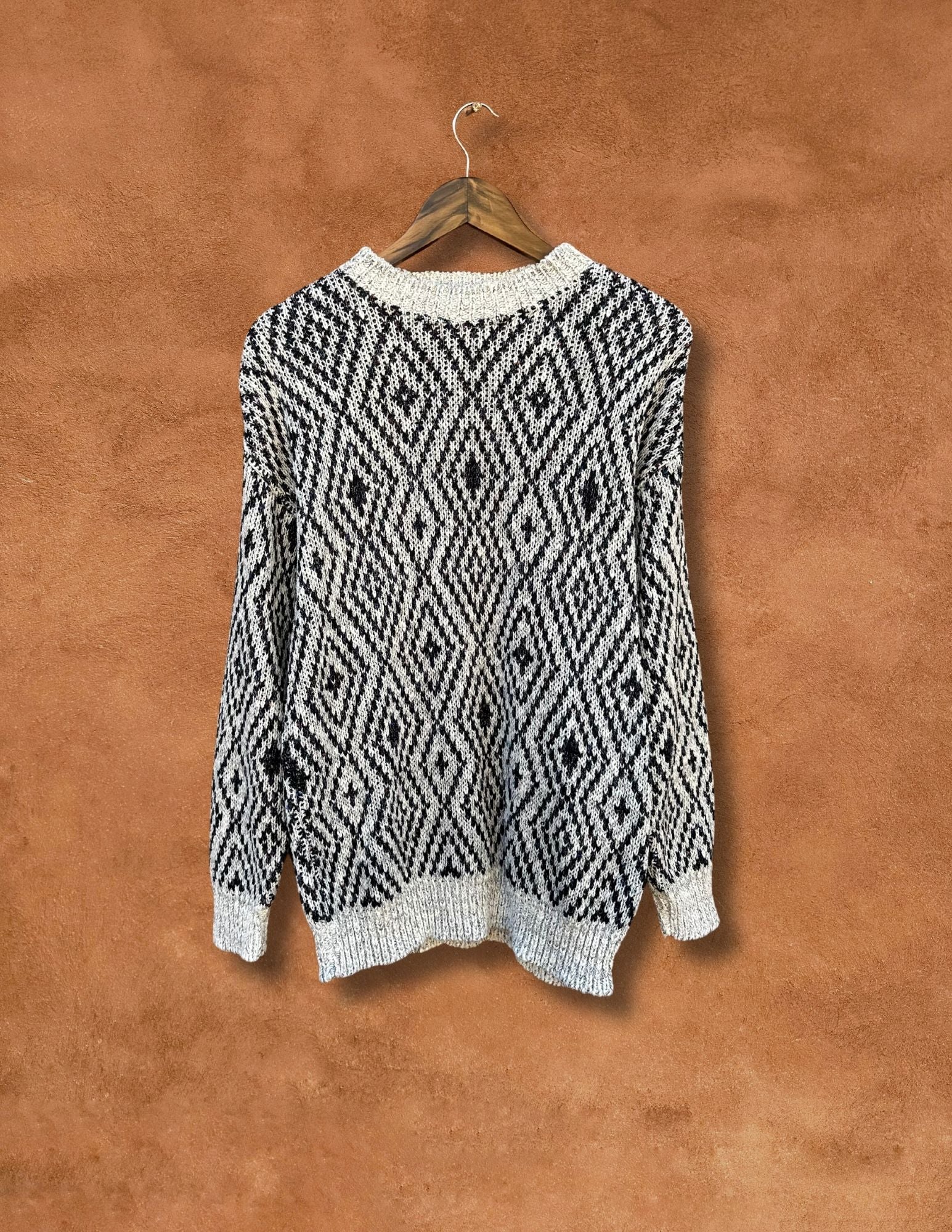 Vintage 80s Geo Sweater