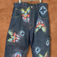 Upcycled Vintage Handpainted 90s Jeans by Christopher Porter