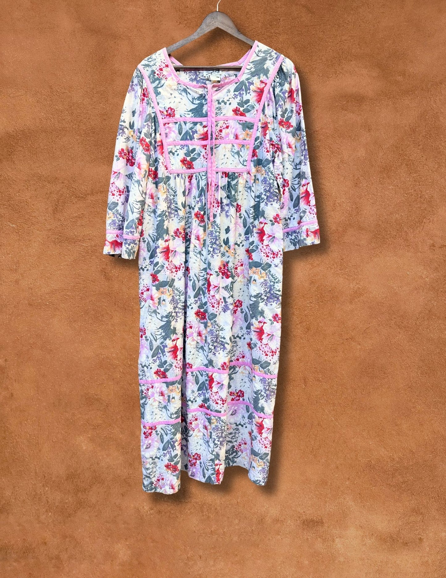 VINTAGE 80S FLORAL DRESS