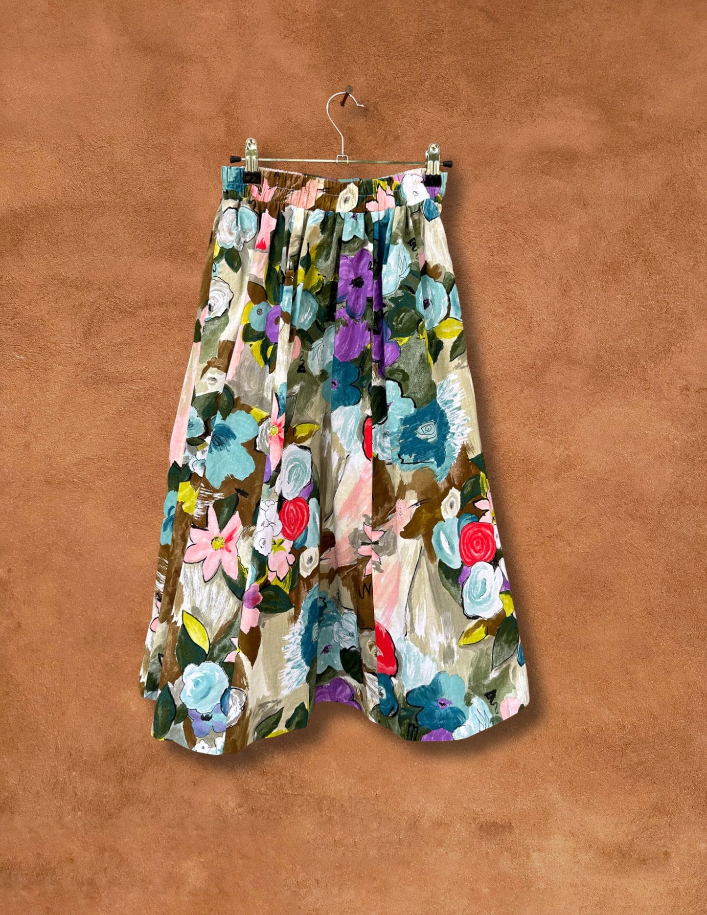 Vintage 80's Floral Skirt