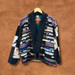 Vintage 80s Laise Adzer Patchwork Wrap Jacket